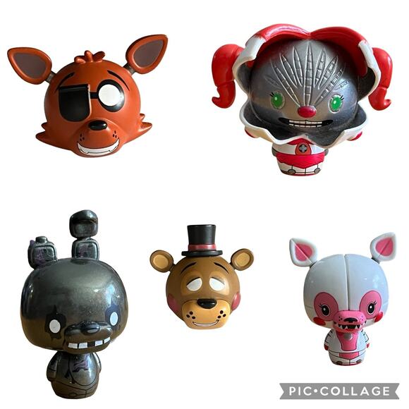 Funko Five Nights At Freddy's FNAF Sister Location Pint Size Heroes + MyMojis x5 - Picture 1 of 13